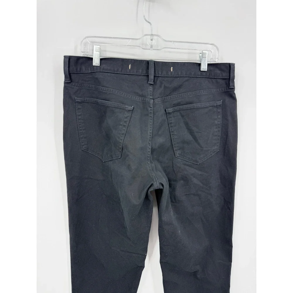 Banana Republic Traveler Slim Twill Pants Mens 33x32 Black 744271-25 Stretch